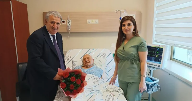 AMEA nın prezidenti İsa Həbibbəyli akademik Ömər Eldarovu xəstəxanada ziyarət edib