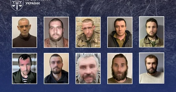 İşğal edilmiş ərazilərdə düşmən tərəfindən Ukraynaya qarşı döyüşən on yerli sakin uzunmüddətli həbs cəzası alıblar