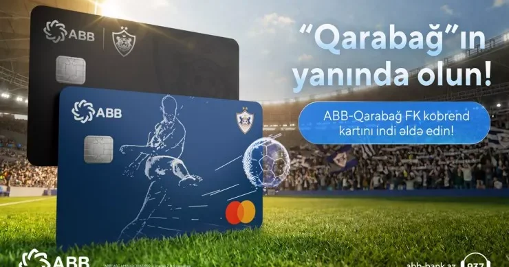 “ABB Qarabağ FK” kobrend kartını artıq ABB dən sifariş etmək olar