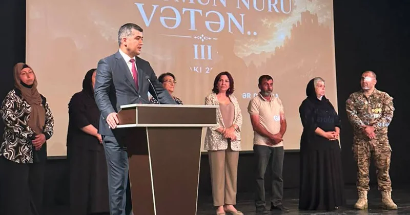 Naxçıvanda “Gözümün Nuru Vətən” sənədli filminin təqdimatı keçirilib FOTO