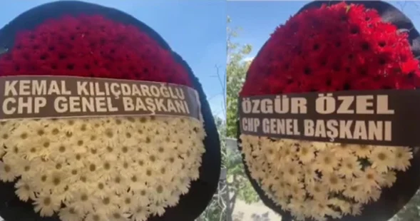 Bir dəfndə iki sədr, iki çələng: Özəl və Kılıçdaroğlunun qarşılaşma səhnəsi VİDEO FOTOLAR