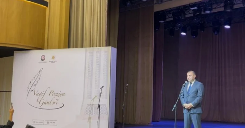 Vaqif Poeziya Günləri ildən ilə daha da genişlənir Nazir müavini