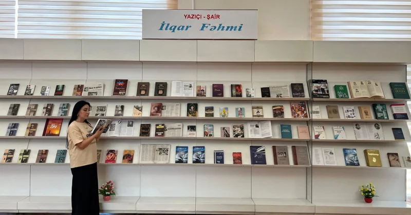 Milli Kitabxanada “Yazıçı şair İlqar Fəhmi” adlı kitab sərgisi açılıb