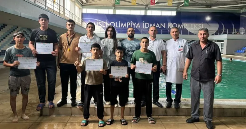 İmişlidə üzgüçülük üzrə turnirin qalibləri müəyyənləşib