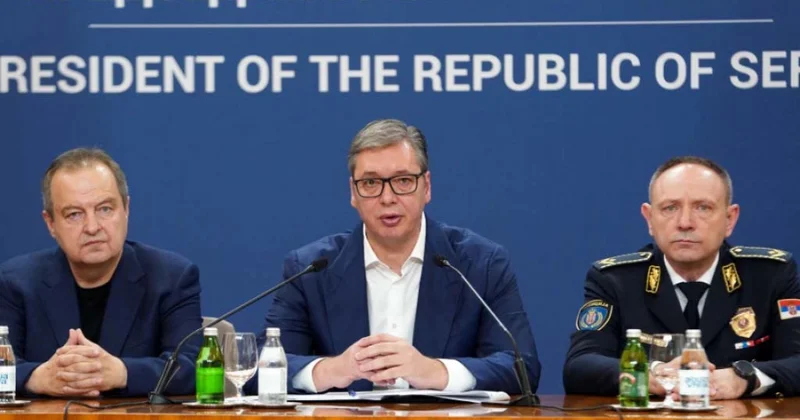 Aleksandar Vuçiç Serbiyadakı iğtişaşlarda iştirak edənlərin həbs olunacağını açıqlayıb