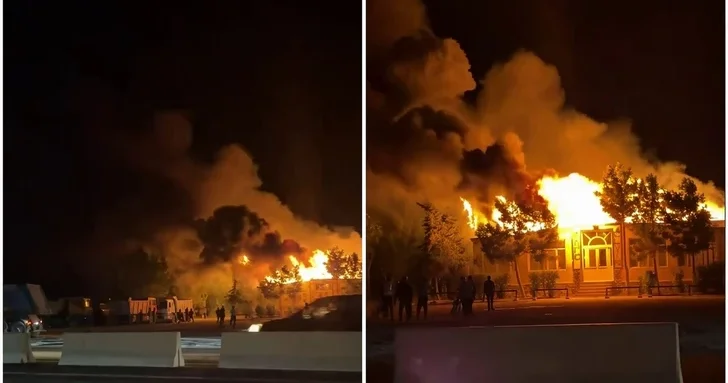 В Сиязани произошел пожар в придорожном кафе