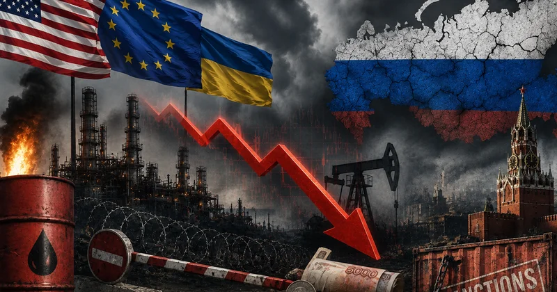 Санкции США, ЕС и Украины работают: Россия всё глубже проваливается в экономический кризис Minval Politika