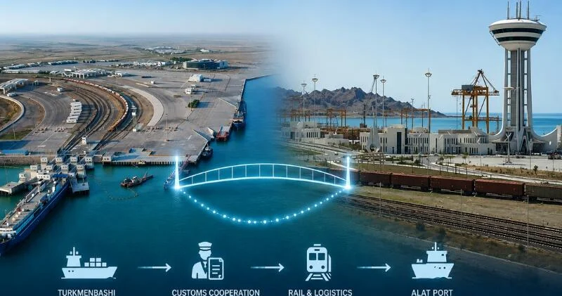 Азербайджан и Туркменистан превращают Каспий в торговый мост ОБЗОР от Azernews