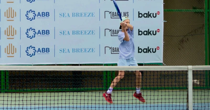 Bakıda “Tennis Europe Junior Tour” turniri start götürüb FOTO