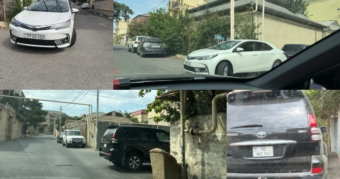 Bu küçədə yolayrıcıları parkinqə çevrilib Sakinlər hər gün eyni mənzərə ilə üzləşir FOTO