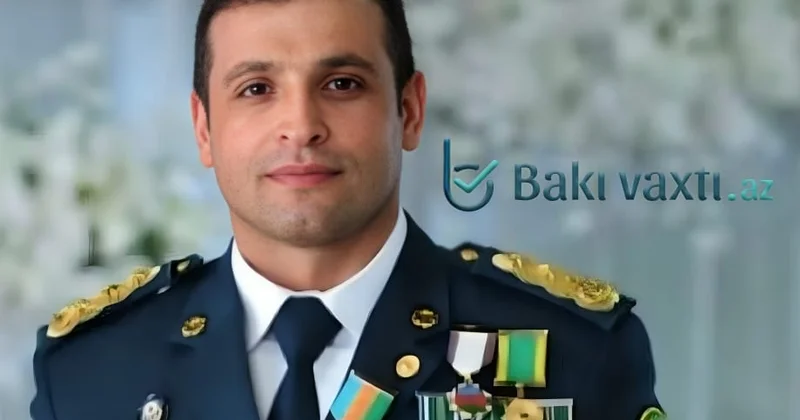General mayor olan Elfan Quliyevin FOTOSU