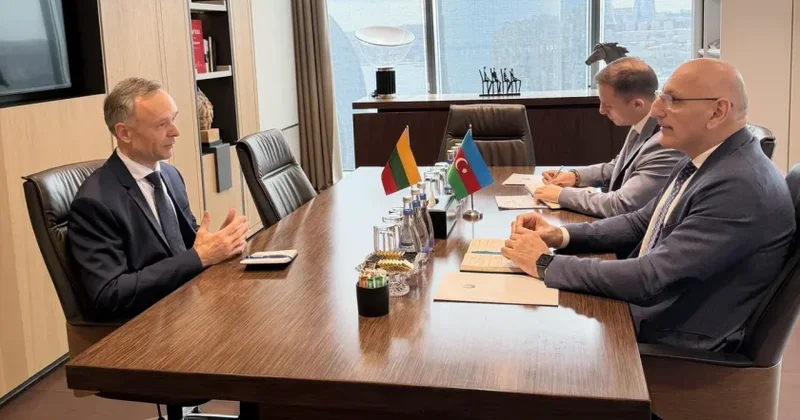 Elçin Əmirbəyov Litvanın Azərbaycandakı səfiri ilə regional məsələləri müzakirə edib