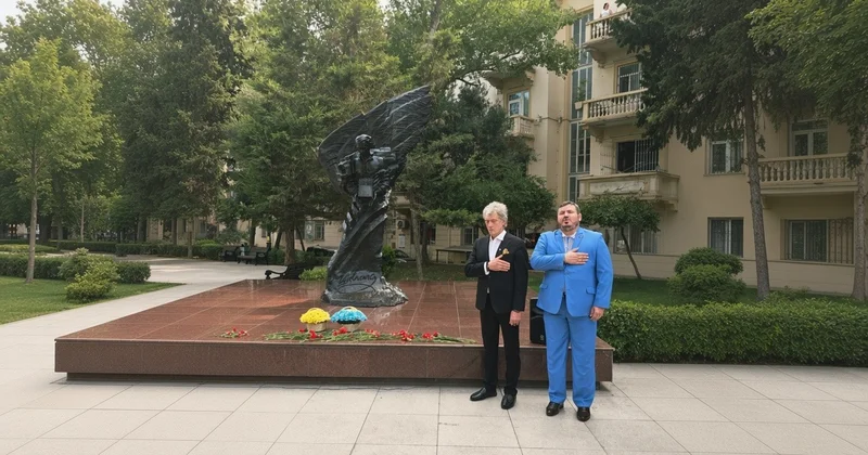 В Баку открыли парк имени Тараса Шевченко с участием экс президента Виктора Ющенко ФОТО