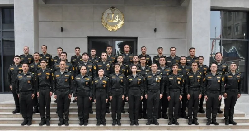 Ədliyyə Nazirliyinin Penitensiar xidmətinə qulluğa qəbul olunmuş əməkdaşların andiçmə mərasimi keçirilib