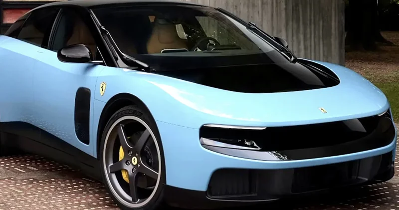 İlk elektrikli Ferrari rəsmi qiymətindən 62 dəfə baha satıldı