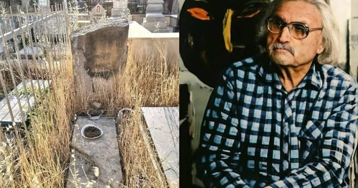 Cavad Mircavadovun məzarı dağılmış vəziyyətdə Foto