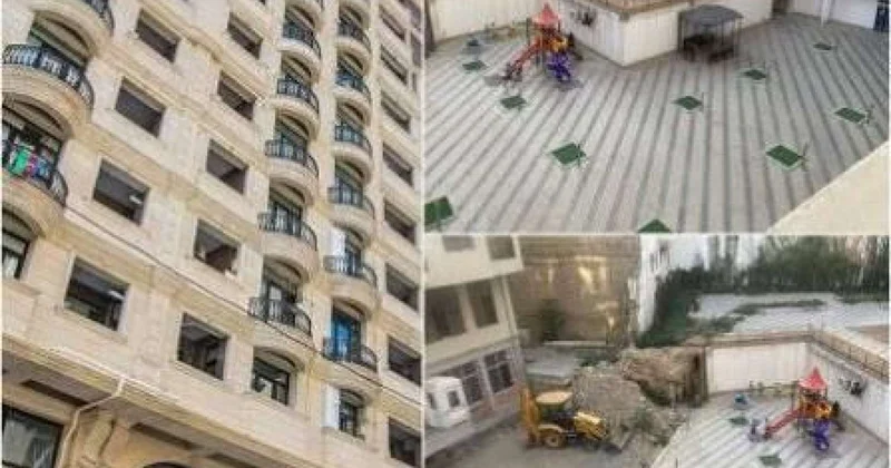 Səfalı MTK ilə bağlı növbəti qalmaqal: Bu binada sakinlər qorxu içindədir VİDEO