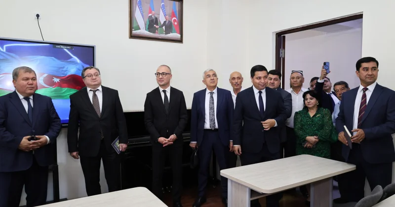 Özbəkistanın aparıcı ali təhsil ocağında Üzeyir Hacıbəylinin 140 illik yubileyi münasibətilə auditoriya açılıb