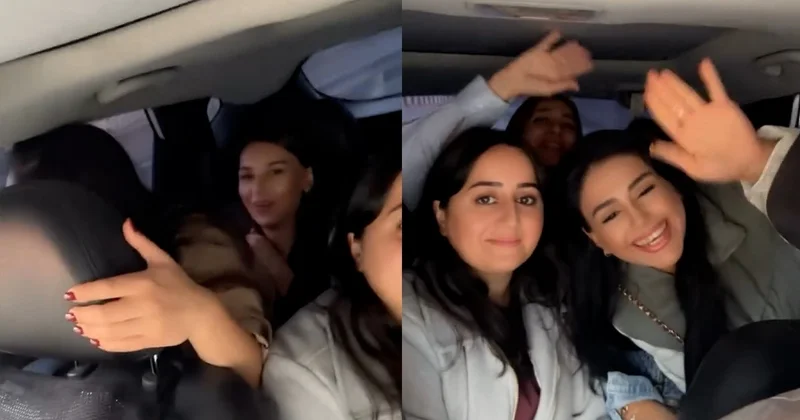 Bakıda bloqerlərin təhlükəli yol macərası: Səkkiz nəfər bir avtomobillə