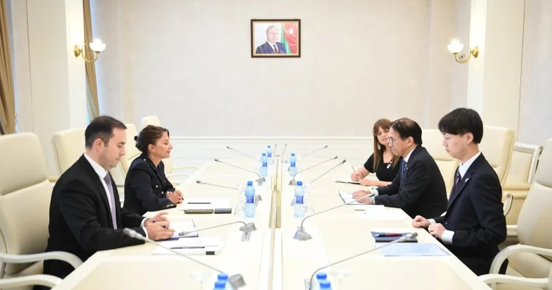 Deputat Əminə Ağazadə Yaponiyanın Azərbaycandakı səfiri ilə görüşüb