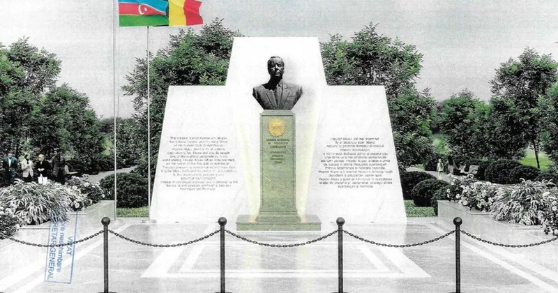 Buxarestdə “Heydər Əliyev” xiyabanı yenidən qurulacaq FOTOLAR