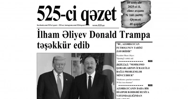 “”in 18 sentyabr sayında nələr var? ANONS