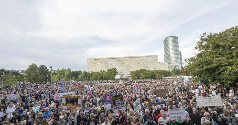 Словаки вышли против пророссийского Фицо и жесткой экономии