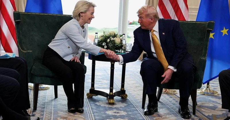 Fon der Leyen Trampla Rusiyaya təzyiqi artırmaq üçün danışdı