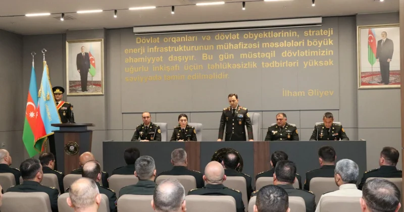 SOMDA da Döyüş Bayrağının təqdim olunması ilə bağlı tədbir keçirilib FOTOLAR