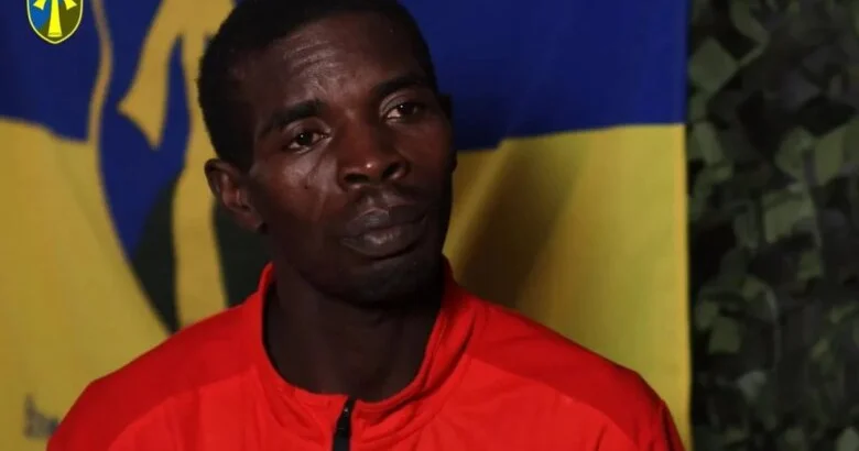 Rusların aldadaraq müharibəyə gətirdiyi keniyalı əsir düşüb