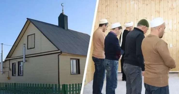 Rusiyada donuz başı atılan məscidi yandırdılar