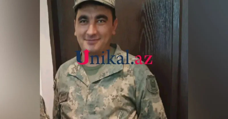 Hərbçi yol qəzasında ölüb FOTO