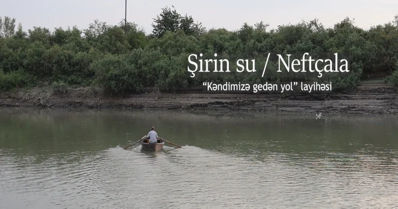 Kəndimizə gedən yol : Neftçaladan videoreportaj