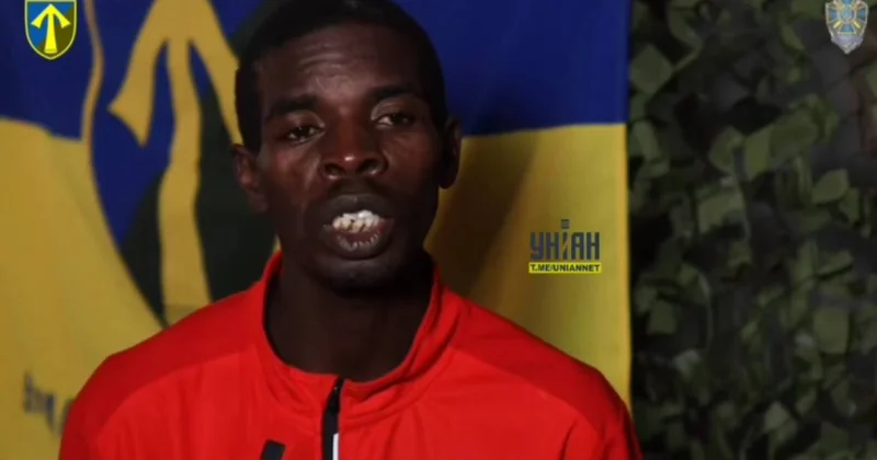 Ukraynada əsir götürülən keniyalı idmançı rusların görün hansı sirlərini açdı VİDEO