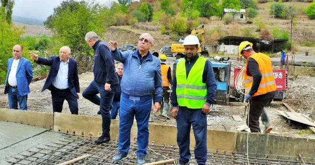 AAYDA sədri Xocalıda icra edilən yol layihələrinə baxış keçirdi FOTOLAR
