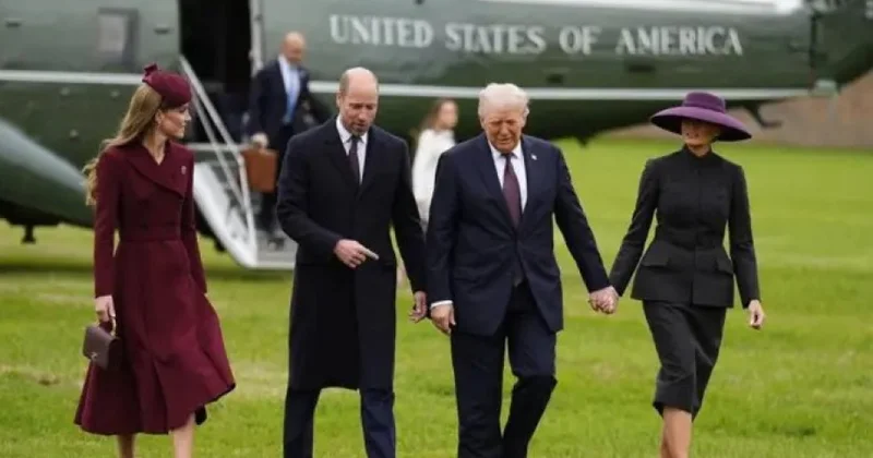 Donald Tramp Vindzorda Kral Çarlzla görüşüb
