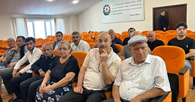 Sülh aylığı çərçivəsində Cəbrayıl rayonunun Şükürbəyli kəndində maarifləndirmə tədbiri keçirilib