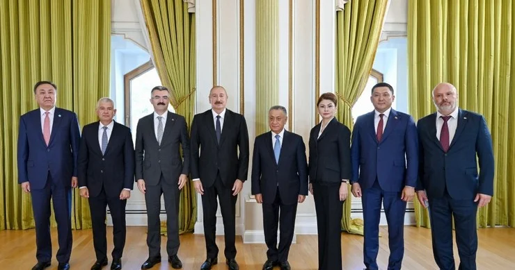 İlham Əliyev TDT TŞ rəhbərlərini qəbul etdi FOTOLAR