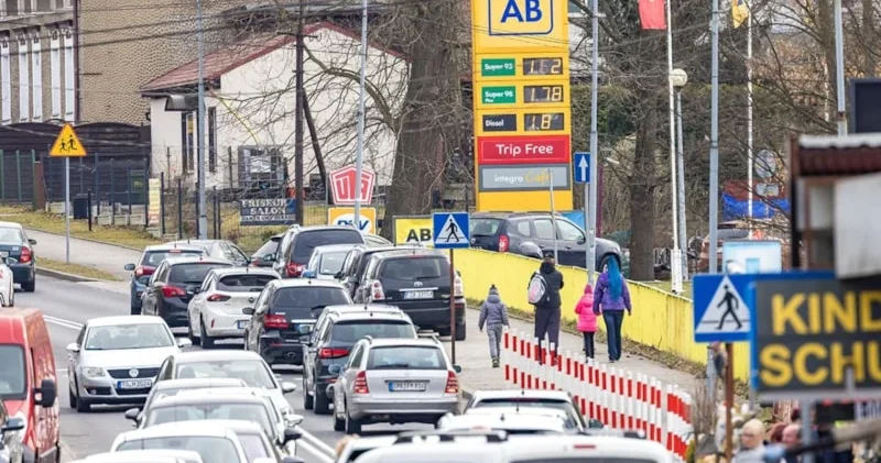 Almaniyada benzin böhranı