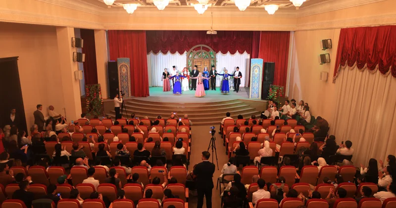 Daşkənddə Üzeyir Hacıbəylinin musiqi və teatr sənətinin inkişafındakı xidmətlərindən danışılıb