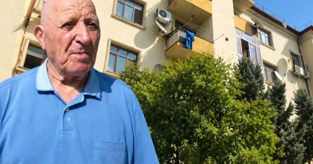 91 yaşlı şəhid xanımı paltar yığarkən eyvandan yıxılıb VİDEO