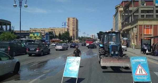 Cəlilabadda su xəttində qəza baş verdi