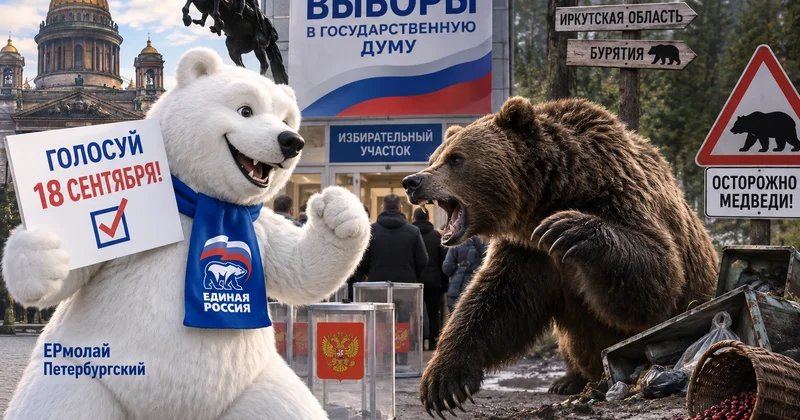 ЕРмолай против косолапого: Россия подошла к выборам во всеоружии