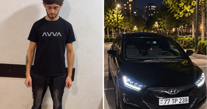 Sabunçuda hoqqa verən sürücü öz videosunu yaydı; polis yaxaladı VİDEO