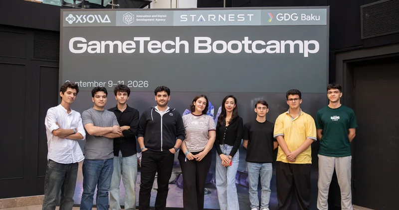 “TinyTamers” komandası “GameTech Bootcamp”də birinci olub