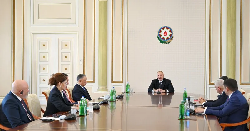 TDT ölkələrinin təhlükəsizlik üzrə rəhbər şəxsləri Prezidentin qəbulunda FOTO