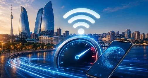 İnternet sürətinə görə Bakının dünyadakı yeri açıqlandı