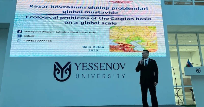 Aktau şəhərində Xəzər dənizinin ekoloji problemləri müzakirə olunub