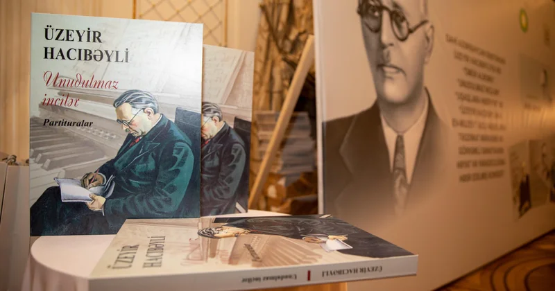 Üzeyir Hacıbəylinin xatirəsinə həsr olunmuş yeni nəşrlər təqdim edilib FOTO