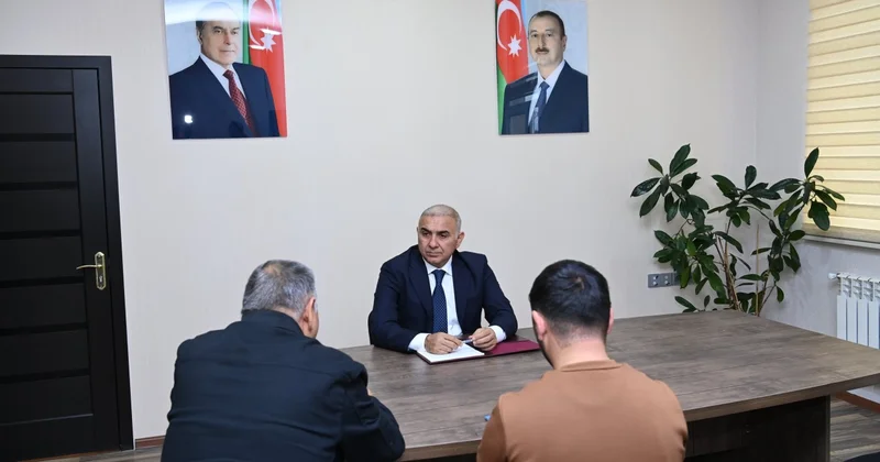 Vüqar Əhmədov Şamaxıda vətəndaşların problemini dinlədi FOTO